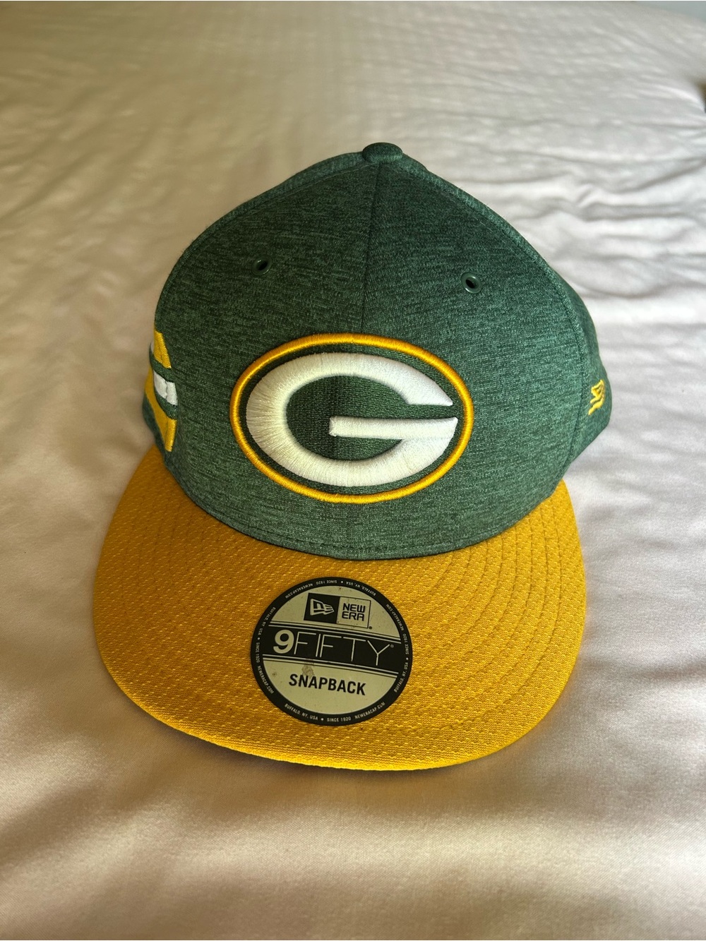 NFL Green & Gold Snapback Hat with Team Branding